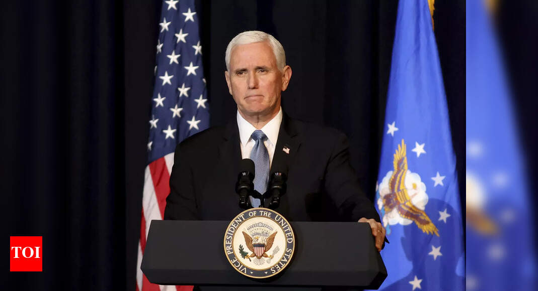 , Former US Vice President Mike Pence memoir set for 2023 release, The World Live Breaking News Coverage & Updates IN ENGLISH