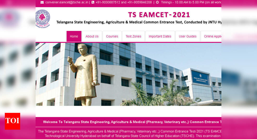 TS EAMCET Exam: All you need to know about TS EAMCET Exam | - Times of ...