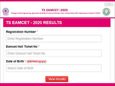 TS EAMCET Result: TS EAMCET Result, Rank Card & Score | - Times Of India