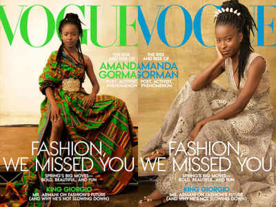 Amanda Gorman becomes first poet to feature on the cover of Vogue magazine