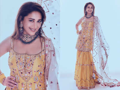 Madhuri Dixit's pretty gharara set