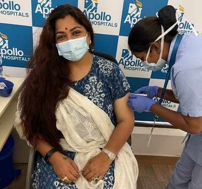 Khushbu gets her second dose of vaccine, urges others to get vaccinated