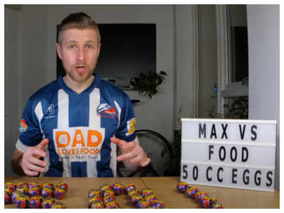 Watch: Man eats 50 Chocolate Eggs in 24 minutes, internet is surprised