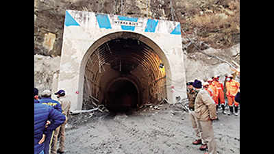 Chamoli disaster: 2 months on, muck removal at Tapovan tunnel continues