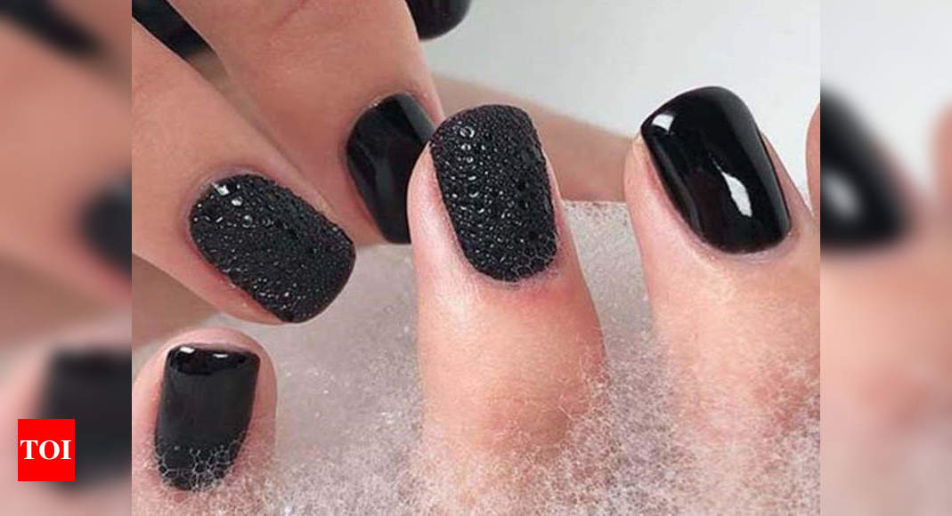 Get trendy and stylish with these black nail polishes - Times of India