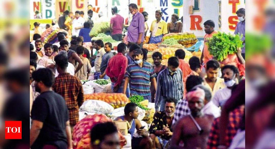 50% semi-wholesale shops may operate at Koyambedu