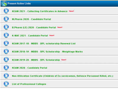 KEAM Result KEAM Result Rank Card Score Times of India