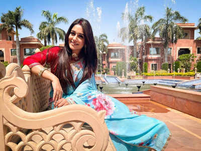 Dipika Kakar shares a picture in Simar's avatar from her shoot location; writes, 'Loving the freshness around me'