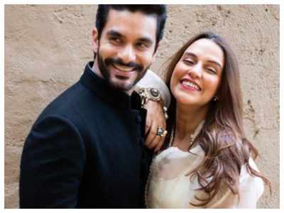 Watch: Angad Bedi ignoring wife Neha Dhupia calling him out is every husband ever