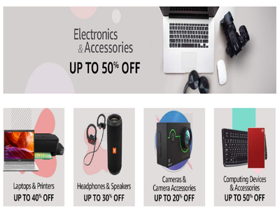 Amazon Sale Offers Up To 50% Off On Electronics & Accessories From Zebronics, JBL, Dell, Amkette, HP, D-Link, and Allied Brands