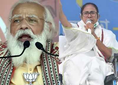 TMC abusing SC/STs, PM Modi says; Mamata targets BJP over 'more will be shot' remark