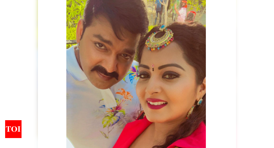 Anjana Singh And Pawan Singh Wrap Up The Shoot Of Svabhiman Bhojpuri Movie News Times Of India 