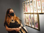 Artists showcase exotic work at an exhibition