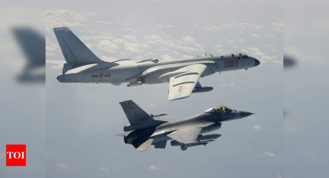china-taiwan-news-china-sends-25-warplanes-near-taiwan-in-biggest-drill-this-year-world-news-times-of-india