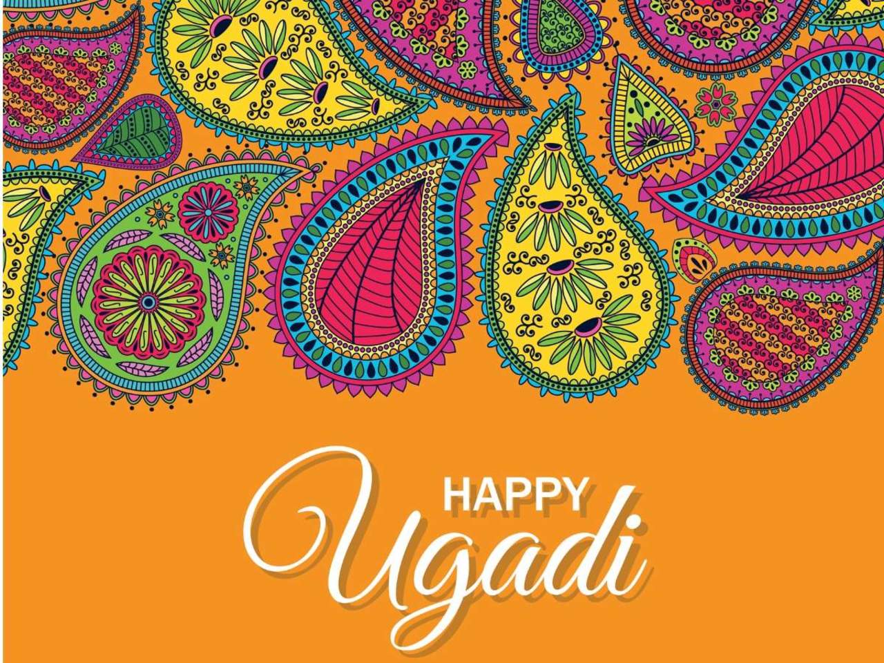 Ugadi Wishes & Messages | Happy Ugadi 2021: Gudi Padwa Images ...