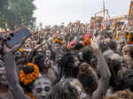 Kumbh Mela: These pictures show how Naga Sadhus take holy dip on 'Shahi Snan'