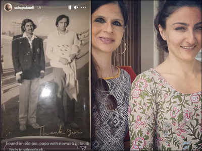 Saif Ali Khan's sister Saba shares a rare black and white picture of ...