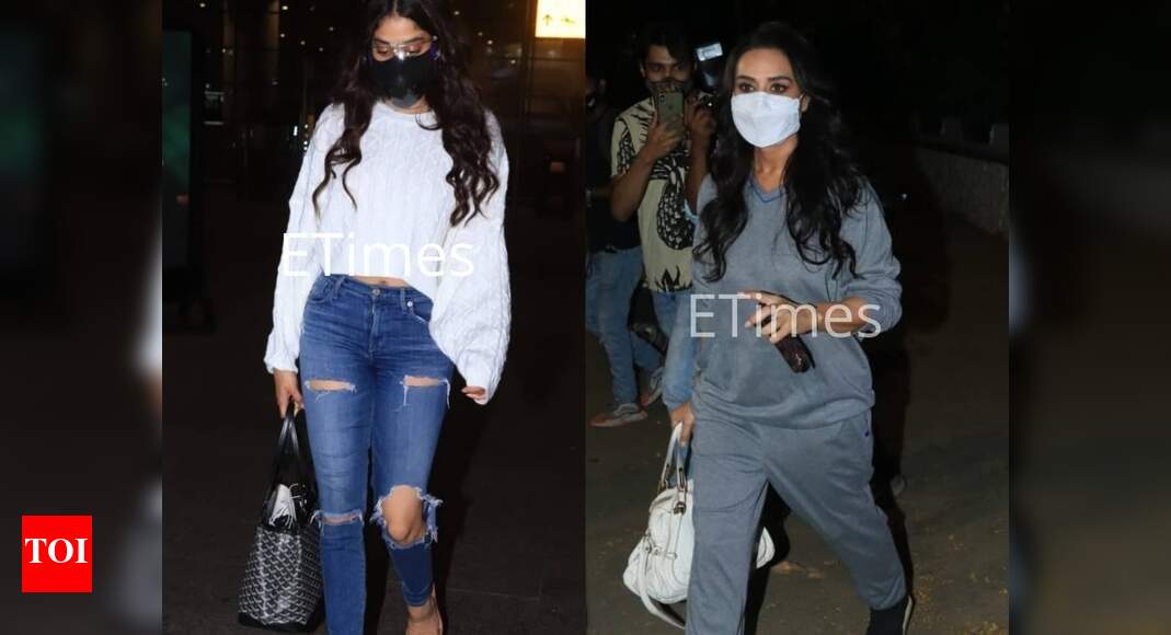 Etimes Paparazzi Diaries Janhvi Kapoor Returns To Mumbai Preity Zinta Shoots In The City