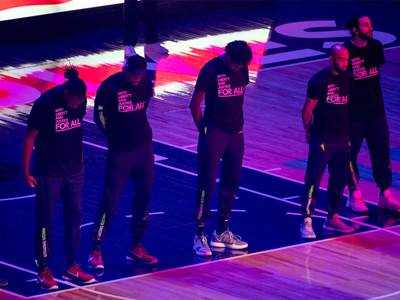 NBA: Players hold moment of silence for Black shooting victim ahead of rescheduled game