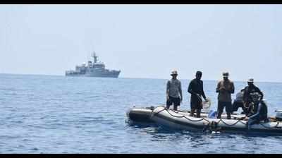 Navy joins search for fishermen, deploys aircraft from INS Hansa