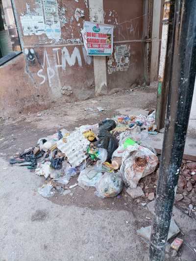 no action taken on illegal garbage in habeeb nagar