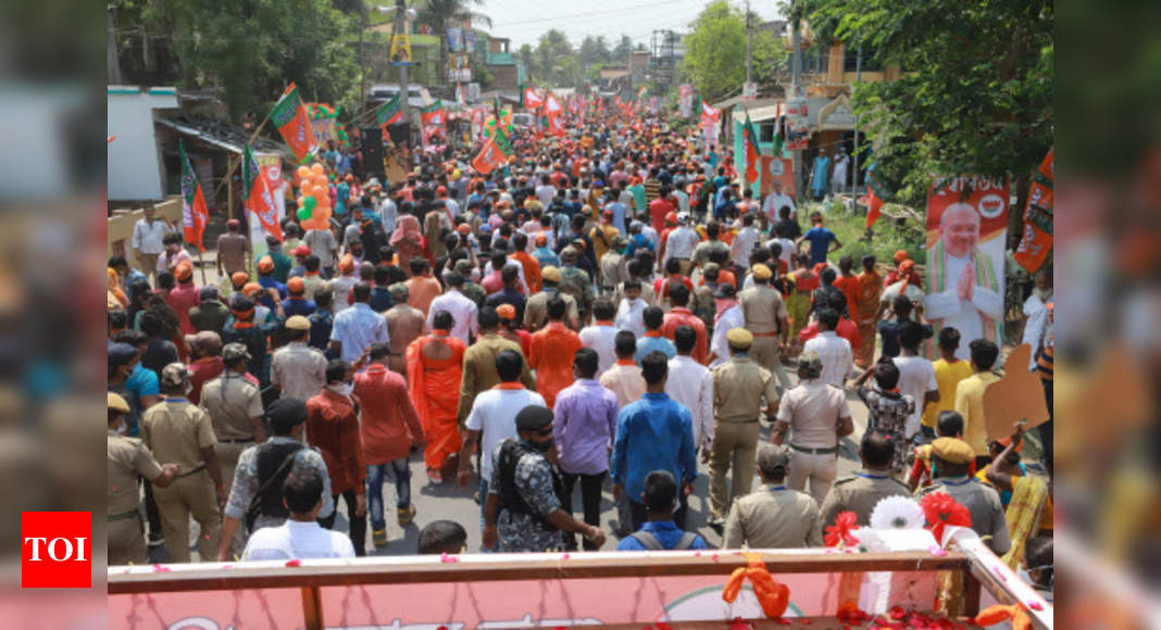 West Bengal Election 2021 Ec Imposes 24 Hour Campaign Ban On Bjp And Tmc Leaders The Times Of