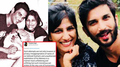 Late Sushant Singh Rajput's sister Priyanka Singh irate over 'most unflattering and unfitting' exploitation of SSR's name; warns 'Will see you in the court of law'