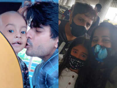 Imlie actors Gashmeer Mahajani and Ritu Chaudhary bid an emotional goodbye as they leave their kids before taking off to Hyderabad for shoot