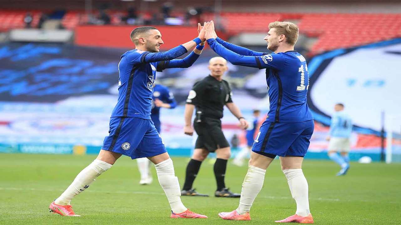 Chelsea 1-0 Manchester City  Ziyech Sends The Blues To The Final