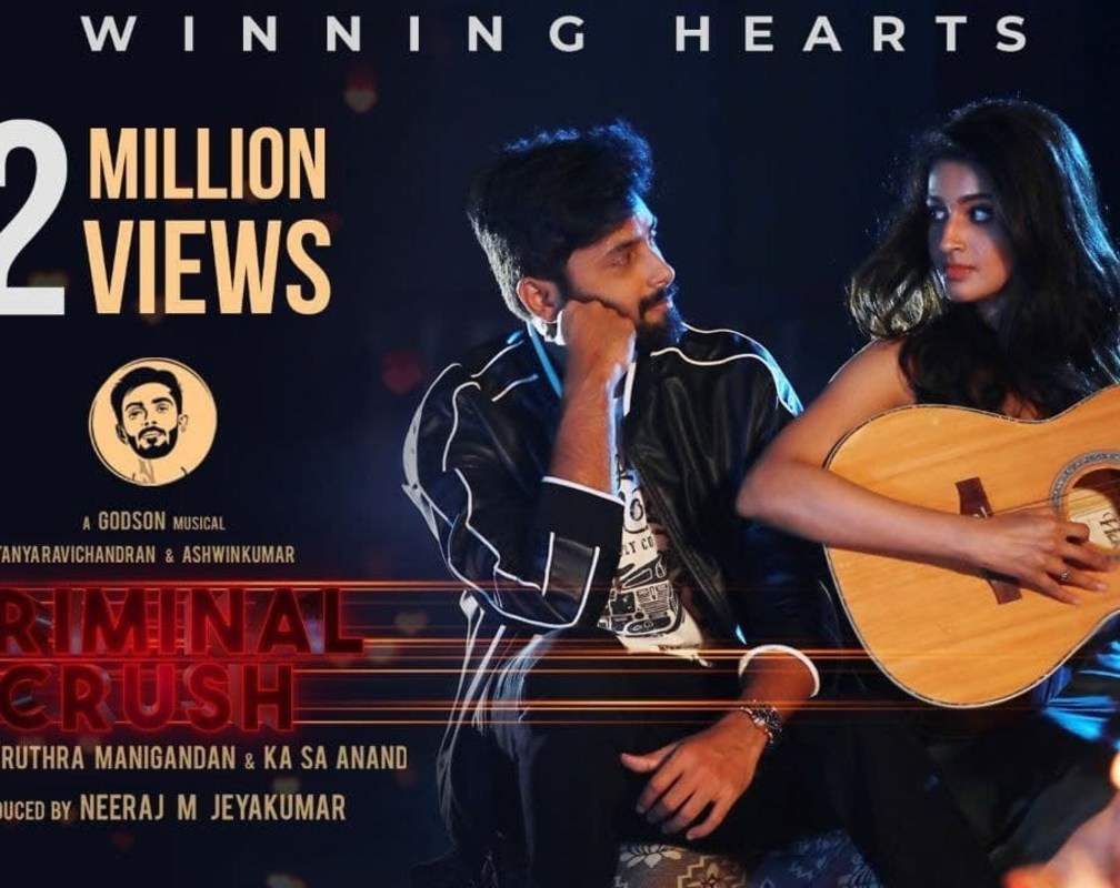 
Watch Latest Tamil Music Video Song 'Criminal Crush' Sung By Anirudh Ravichander And Srinisha Jayaseelan Featuring Ashwin Kumar And Taniya Ravichandran
