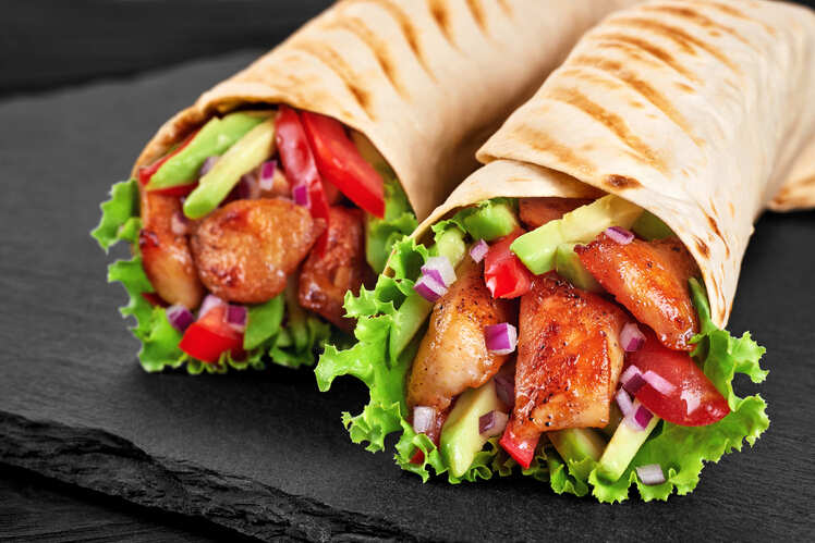 Biggest chicken roll in Kolkata