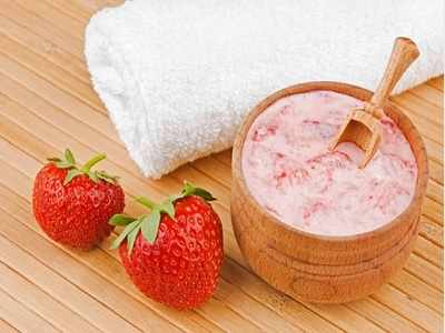 strawberry milk face mask