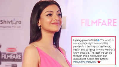 Kajal Aggarwal urges fans 'not to burden overworked healthcare system' amid surging COVID-19 infections in the country