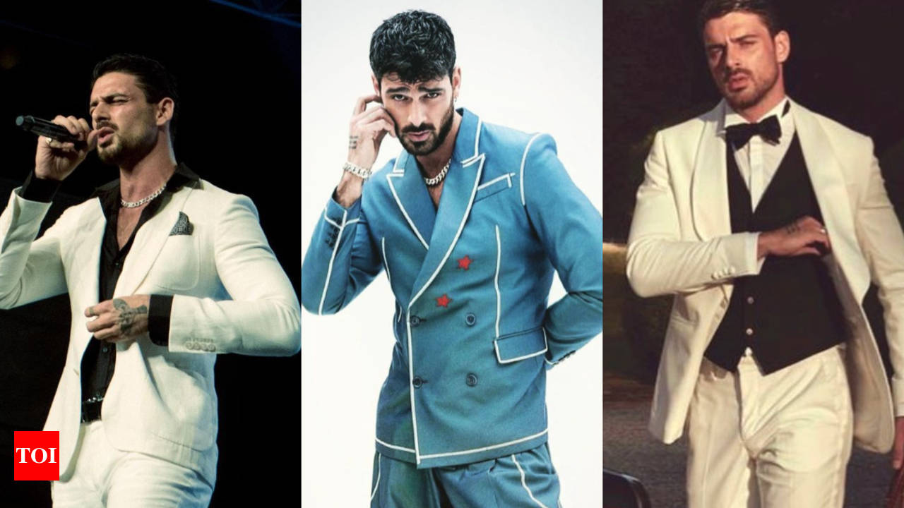 5 times Michele Morrone got us swooning in suits Times of India