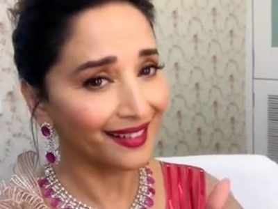 WATCH: Madhuri Dixit gives a spin to the ‘Bajre Da Sitta’ trend with her mesmerising makeup look
