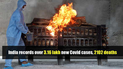 Covid-19: India records over 3.16 lakh new cases
