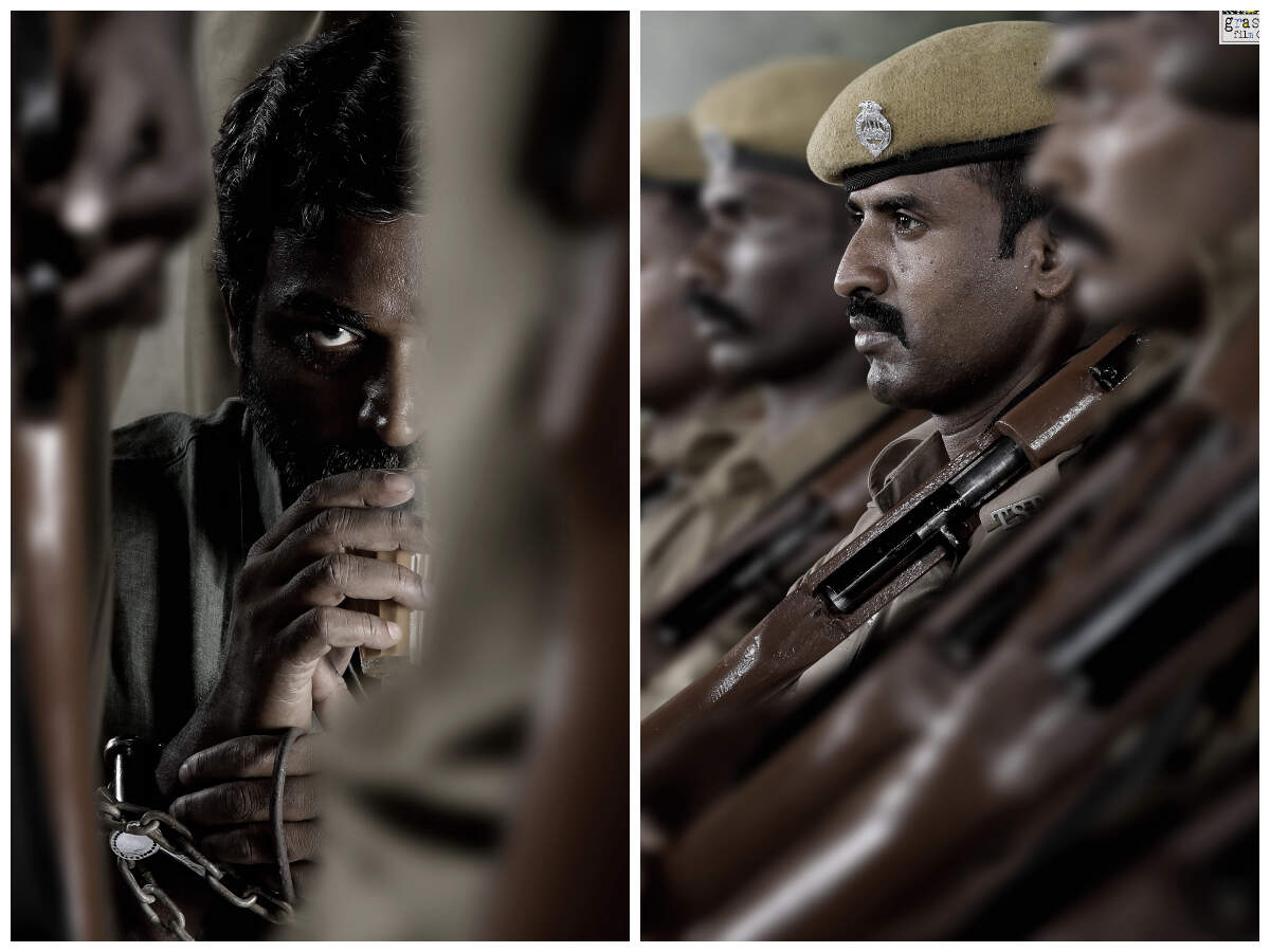 Soori and Vijay Sethupathi's first look posters of Vetri Maaran's ' Viduthalai' is out | Tamil Movie News - Times of India
