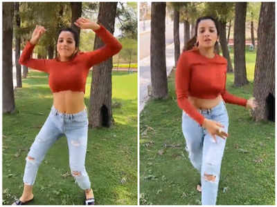 Watch: Monalisa impresses fans with her moves on Ranveer Singh and Anushka Sharma's 'Thug Le'