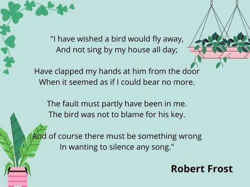 robert frost nature poems