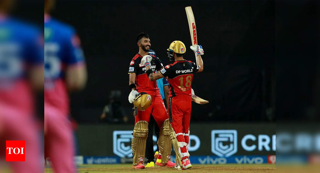 IPL 2021: Stylish Devdutt Padikkal steals thunder from captain Virat Kohli in emphatic 10-wicket victory for Bangalore | Cricket News – Times of India
