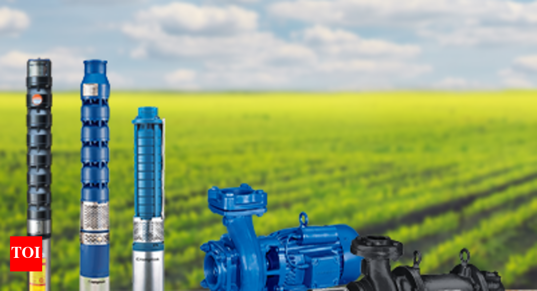 Why are Crompton's range of agricultural pumps for farmers? - Times of India