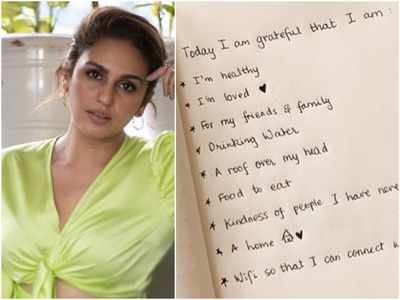 Huma Qureshi shares how she stays positive during the pandemic