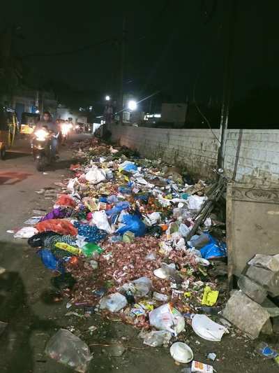 Worst condition of dumping yard