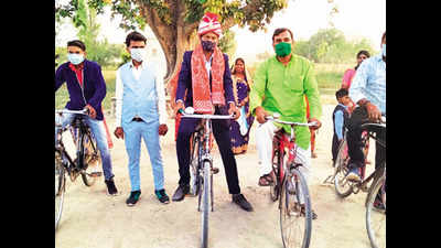 UP: Cycle baraat campaigns for protocols