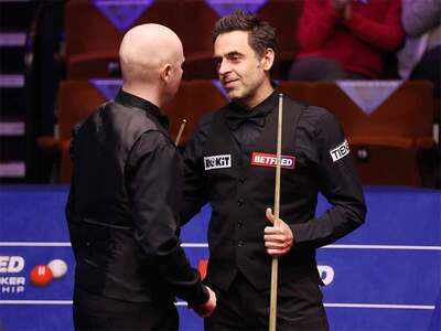 Defending champion Ronnie O'Sullivan had his hopes of a record-equalling seventh world title shattered in the second round by Anthony McGill on Friday and admitted: "The snooker gods did the right thing".