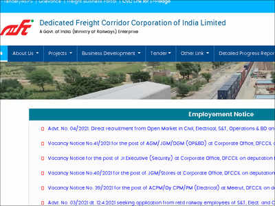 DFCCIL executive recruitment 2021: Apply online for 1074 Executive posts