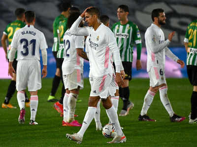 Real Madrid Real Madrid Title Bid Dented Again After Home Draw With Real Betis Football News Times Of India