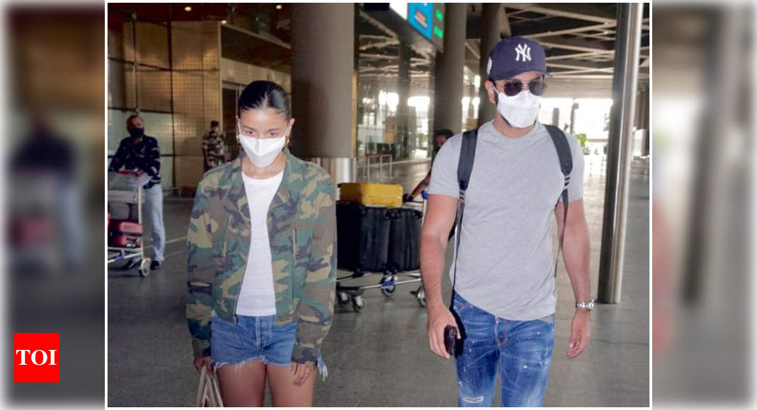 Love Birds Ranbir Kapoor And Alia Bhatt Are Back To The Bay After Their ...