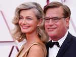 Paulina Porizkova and Aaron Sorkin