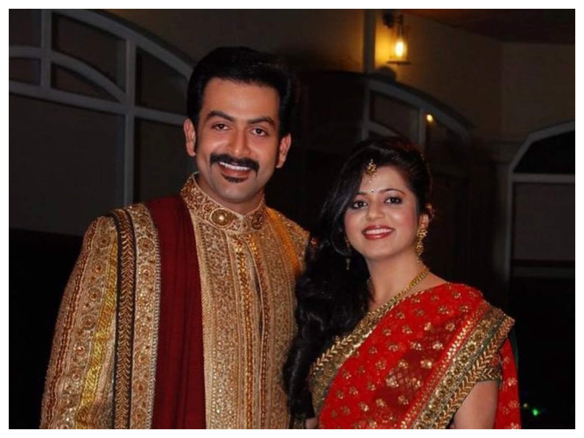 Prithviraj Sukumaran I Love You Sups Says Prithviraj Sukumaran To Wife Supriya As They Celebrate 10th Wedding Anniversary Malayalam Movie News Times Of India